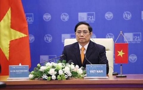 thu tuong pham minh chinh du hoi nghi cap cao asean 38