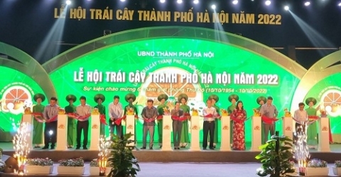 gan 100 gian hang tham gia le hoi trai cay ha noi nam 2022
