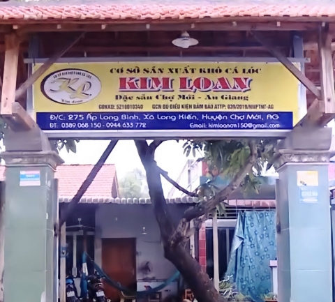 kho ca loc kim loan dac san tren vung dat an giang