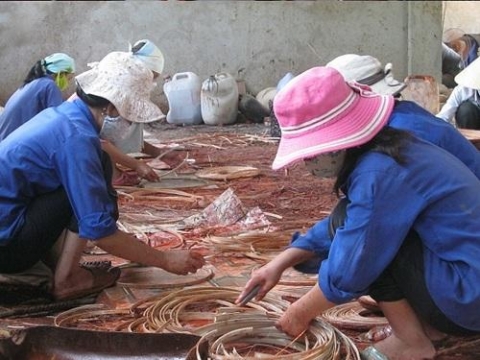 huyen quang xuong thanh hoa dao tao nghe gan voi nganh nghe truyen thong