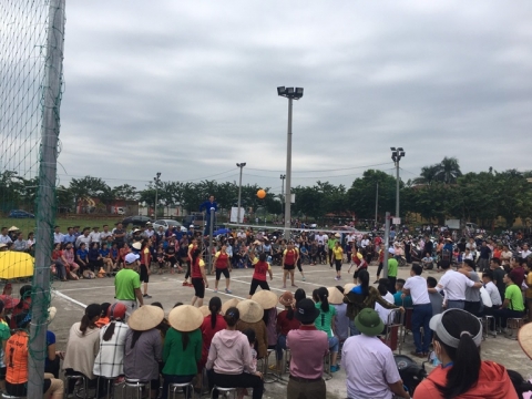 soi dong phong trao tdtt quan chung tai cac lang nghe