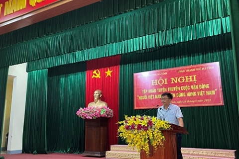 ha tinh tuyen truyen van dong nguoi viet nam uu tien dung hang viet nam