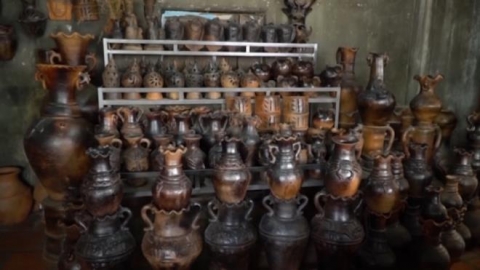 gom bau truc det my nghiep tinh hoa van hoa cham o ninh thuan