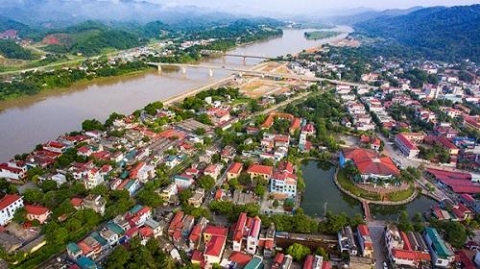 lao cai huyen bao thang dat chuan nong thon moi