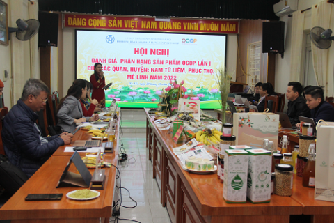 danh gia phan hang 51 san pham ocop cua quan nam tu liem huyen phuc tho huyen me linh