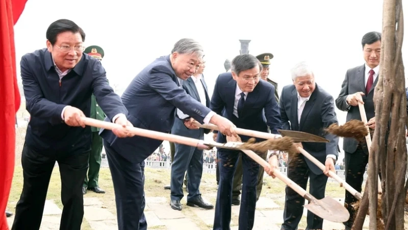 Tổng Bí thư Tô Lâm dự Lễ phát động Tết trồng cây tại Hưng Yên