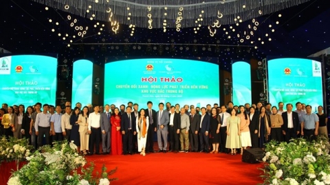 Hội thảo "Chuyển đổi xanh: Động lực phát triển bền vững khu vực Bắc Trung Bộ"
