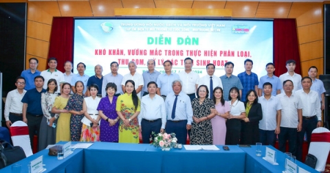 Diễn đàn "Khó khăn, vướng mắc trong thực hiện phân loại, thu gom, xử lý rác thải sinh hoạt"