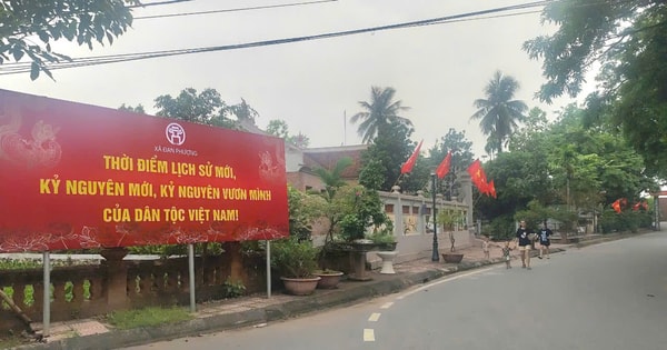 Xã Đan Phượng mới rực rỡ cờ hoa chào đón “thời khắc lịch sử”
