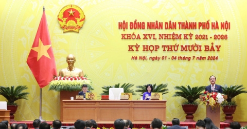 Khai mạc kỳ họp thứ mười bảy HĐND thành phố Hà Nội khóa XVI