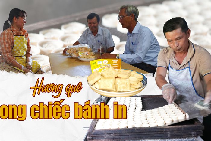Hương quê trong chiếc bánh in