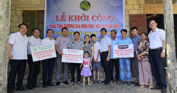 Khởi công xây dựng nhà tình thương cho công nhân vệ sinh môi trường ở Huế