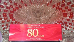 Chạy đua thời gian hoàn tất gian trưng bày Triển lãm Thành tựu đất nước 80 năm