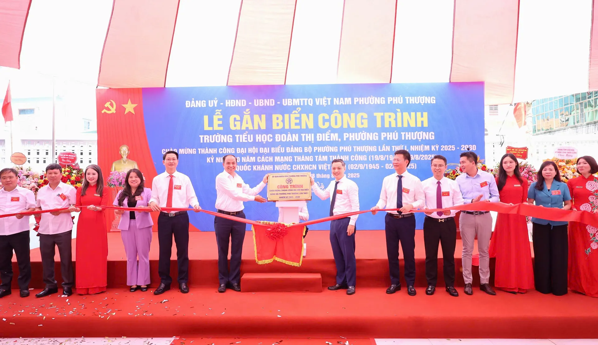 Phú Thượng khánh thành trường Tiểu học Đoàn Thị Điểm
