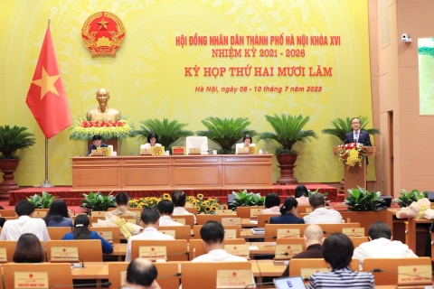 ky hop thu 26 hdnd tp ha noi se xem xet 26 noi dung voi nhieu du an ha tang quy mo lon