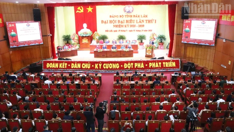 Khai mạc phiên trù bị Đại hội đại biểu Đảng bộ tỉnh Đắk Lắk lần thứ I, nhiệm kỳ 2025-2030