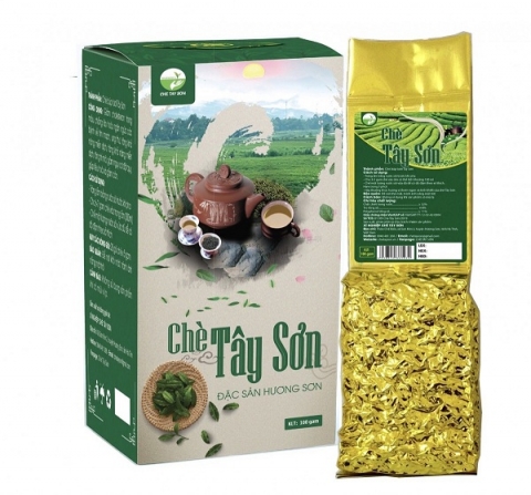 ha tinh province tay son green tea rose to affirm the brand