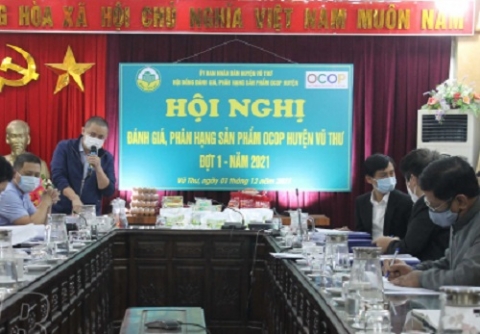 thai binh to chuc danh gia phan hang san pham ocop dot 1 nam 2021