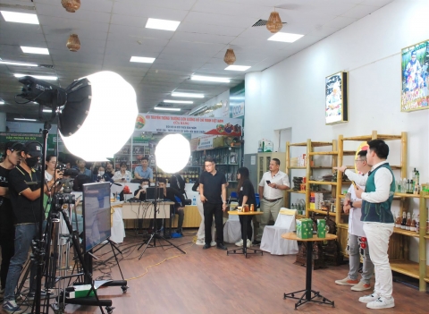 tp ha noi quang ba san pham ocop tren nen tang tiktok