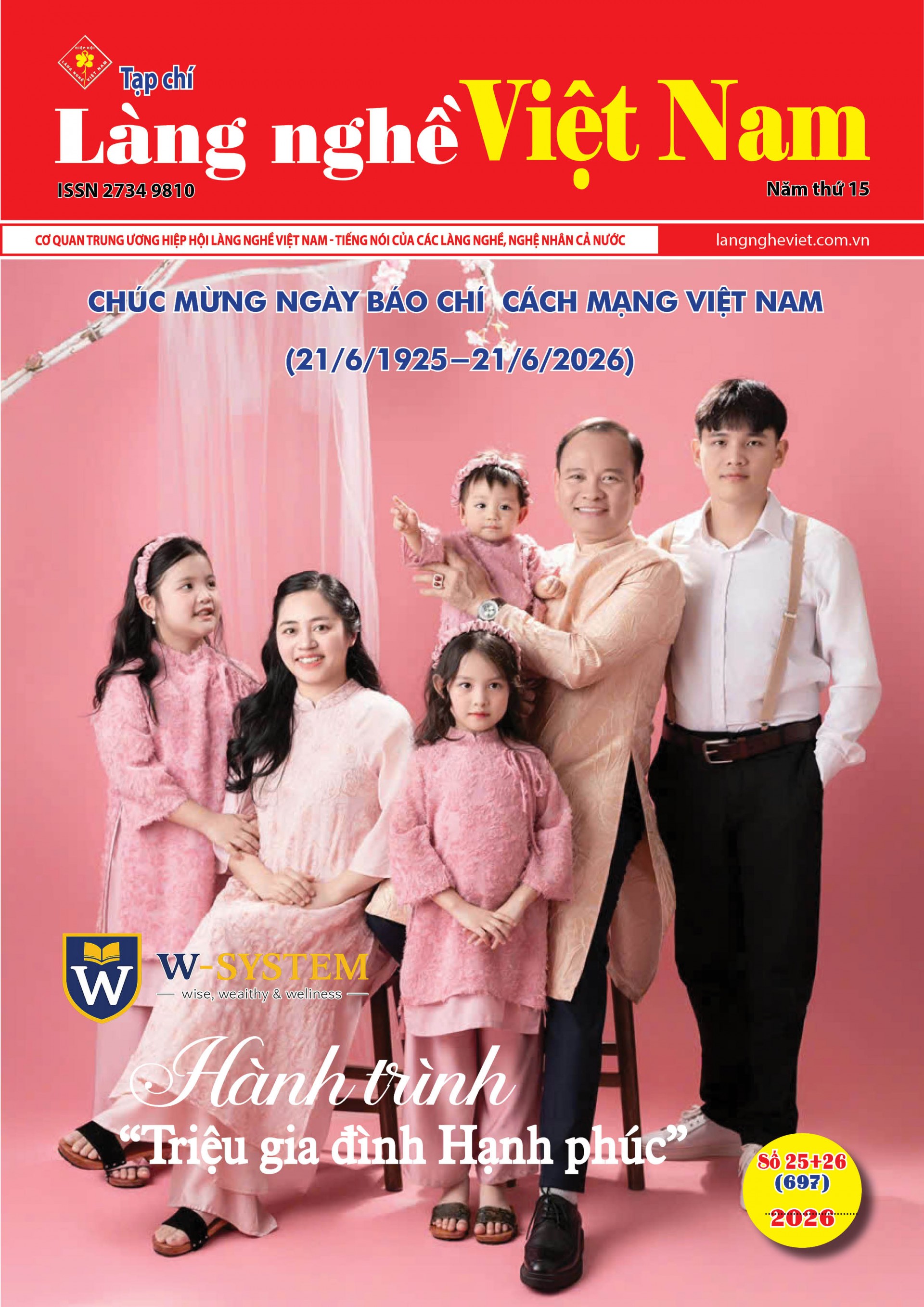 Tạp chí Làng nghề Việt Nam 25 + 26 (289 + 290)/2026